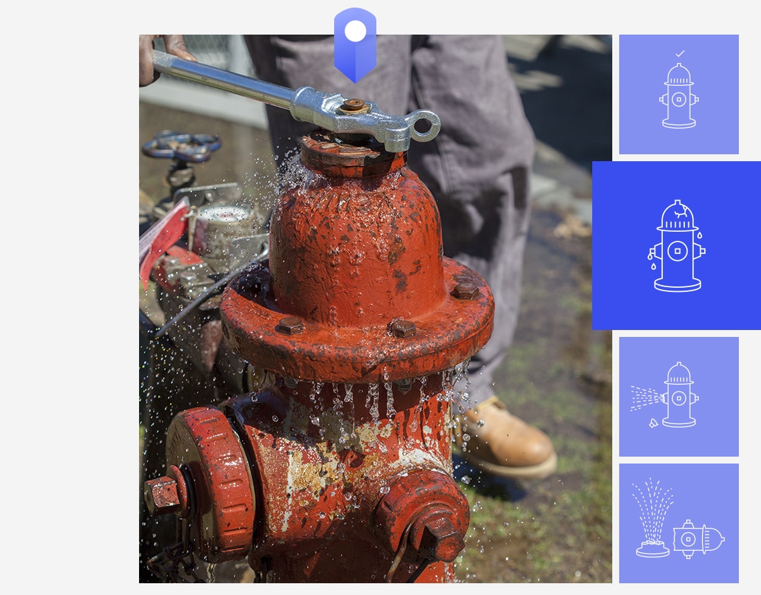 Bouche d'eau et ArcGIS