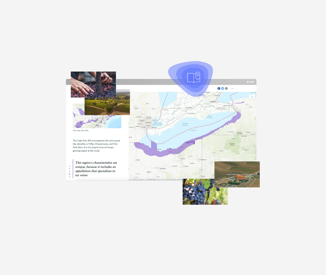 Carte de Lake Eerie