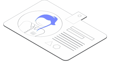 Symbole de carte d'identité