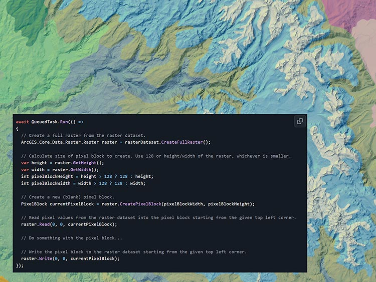  Carte montrant une console de codage superposée à une carte du parc national de Yosemite
