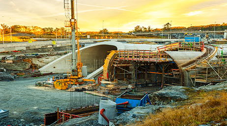 Chantier d’un tunnel 
