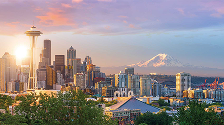 Vue de Seattle, Washington