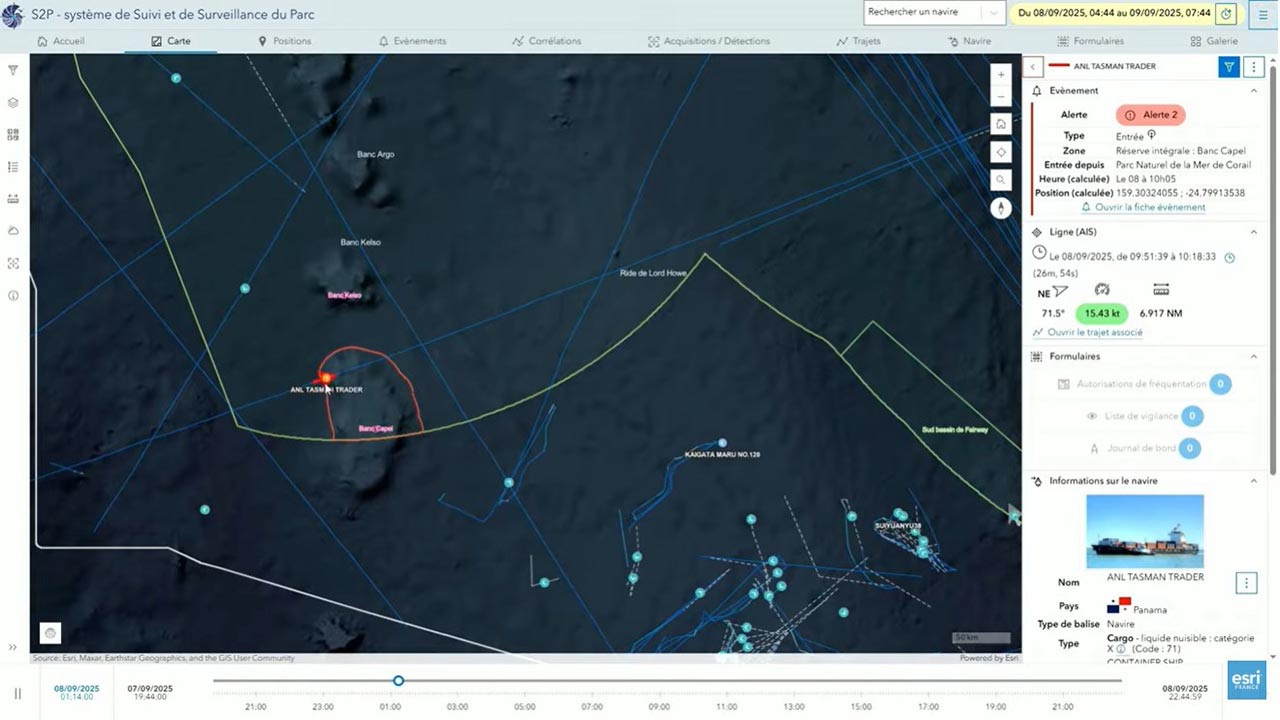 Témoignage du Parc naturel de la mer de Corail sur la scène de SIG 2025