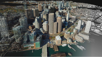 Maillage 3D de la ville de Boston